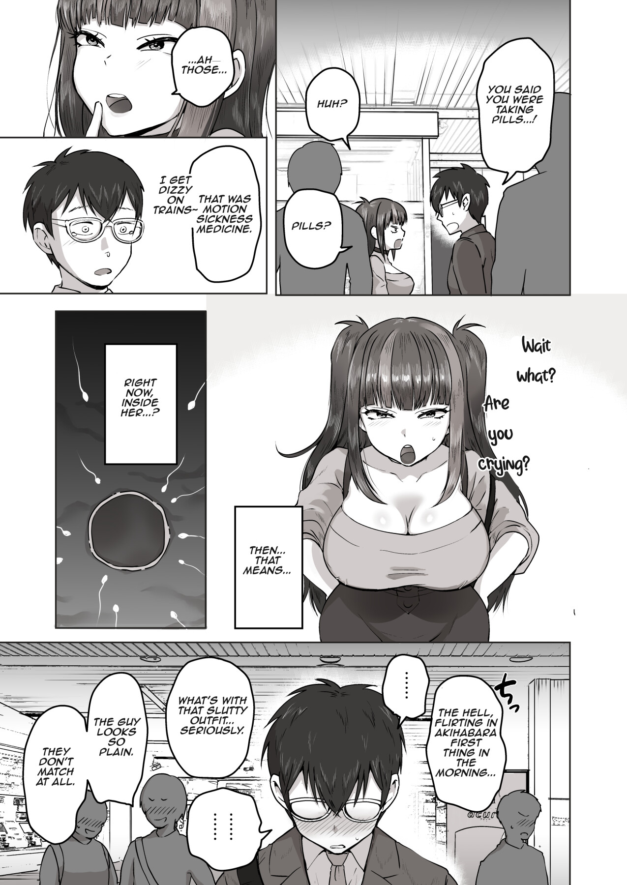 Hentai Manga Comic-When I Met My Follower I'd Been Passionately Talking About Eroge With Day and Night-Read-60